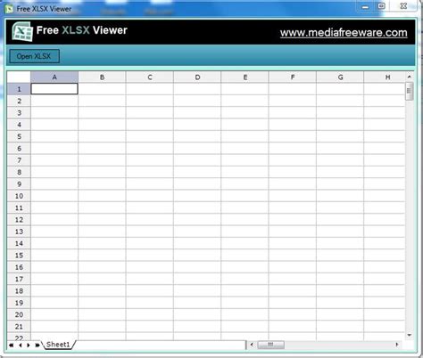 Free XLSX Viewer .